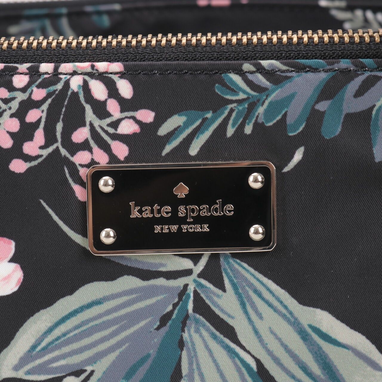 Kate Spade Wilson Road Botanical Elyse Black & Multi Satchel Bag