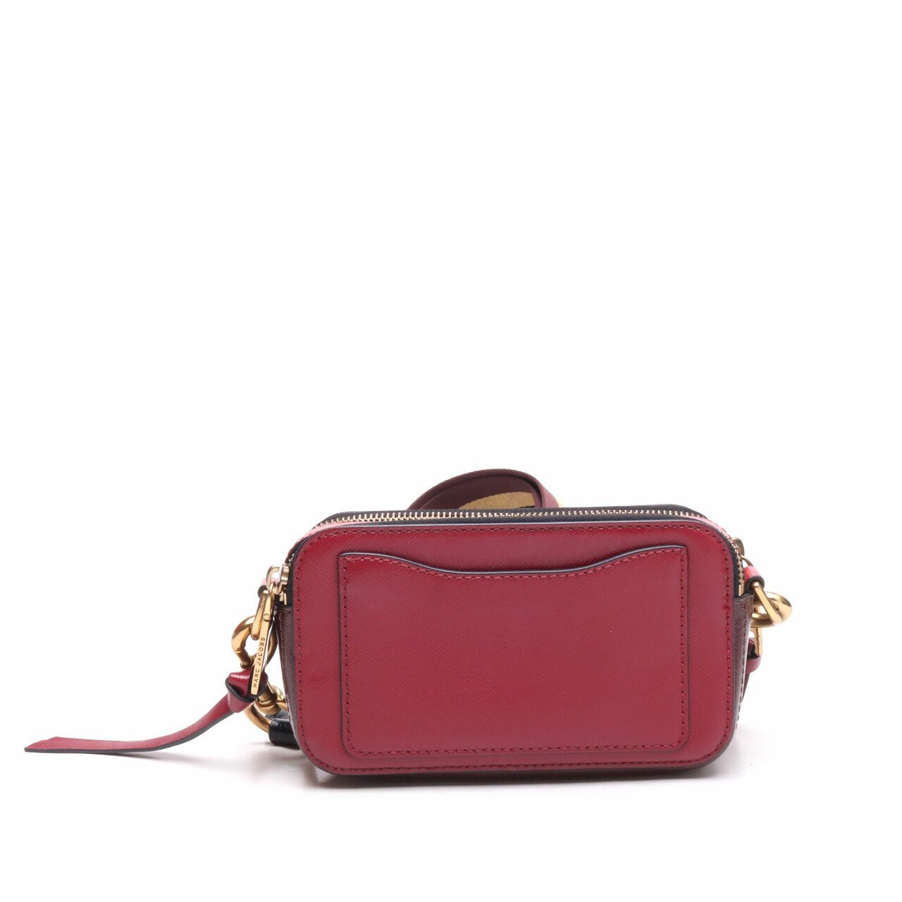 Marc Jacobs Snapshot Bag in Deep Maroon Multi Sling Bag