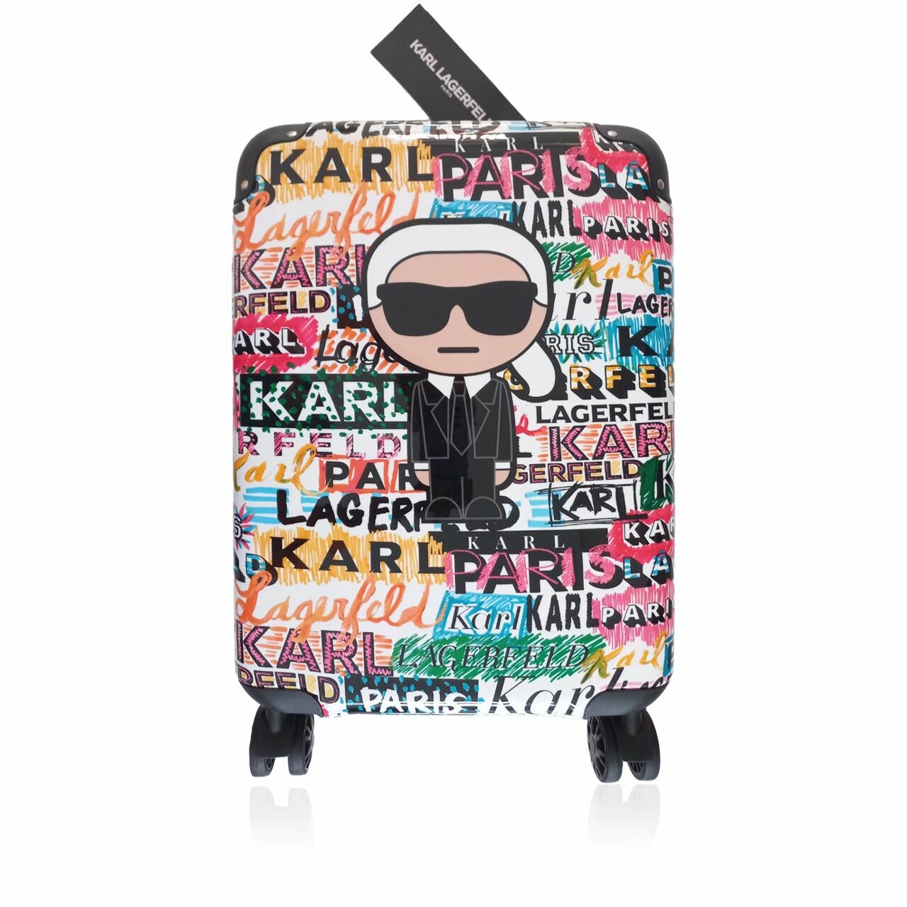 Karl Lagerfeld Paris Cabin Bag Graffiti Multicolor Luggage and Travel