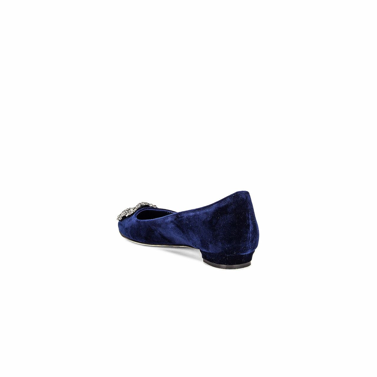 Manolo Blahnik Navy Flats