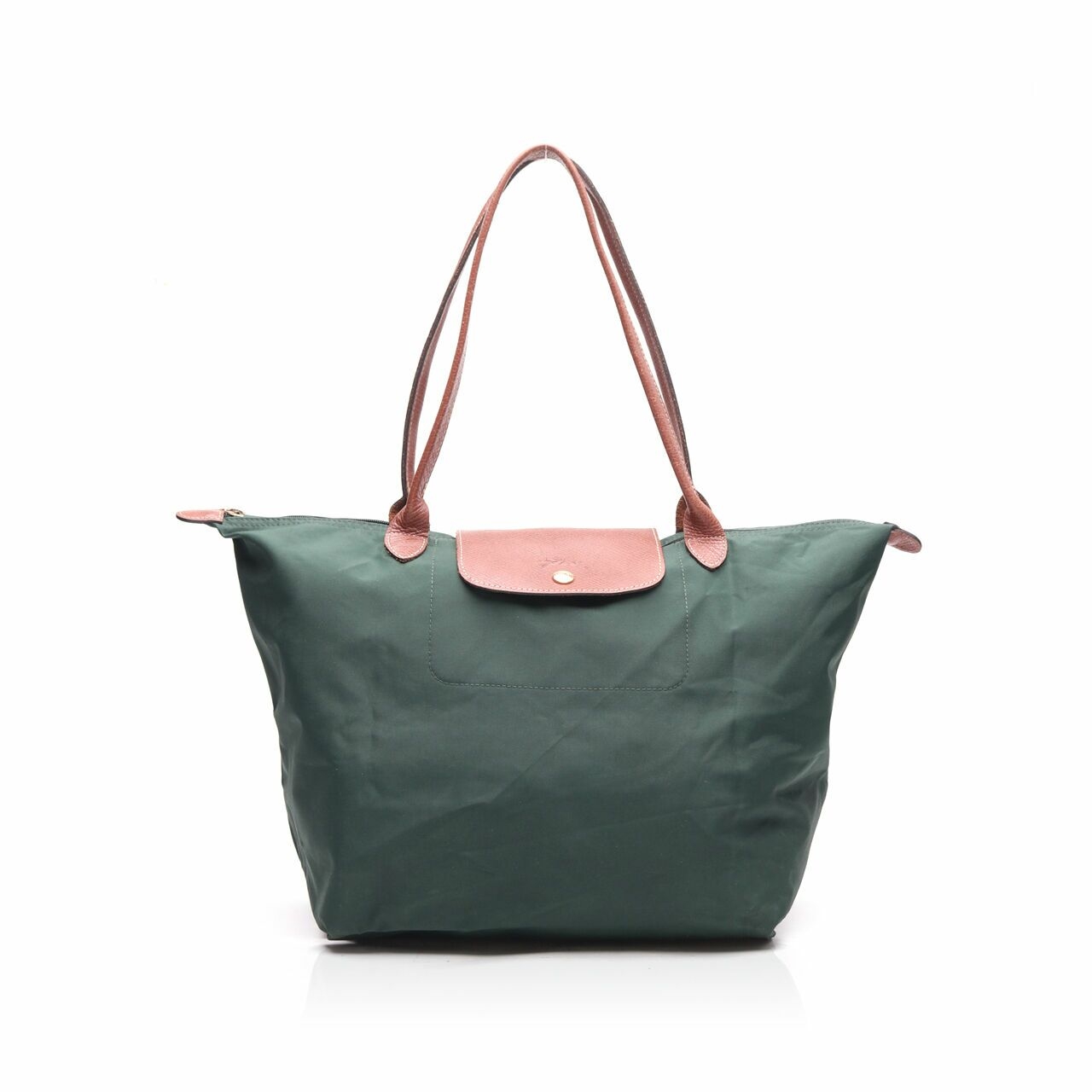 Longchamp Le Pliage Dark Green Tote Bag