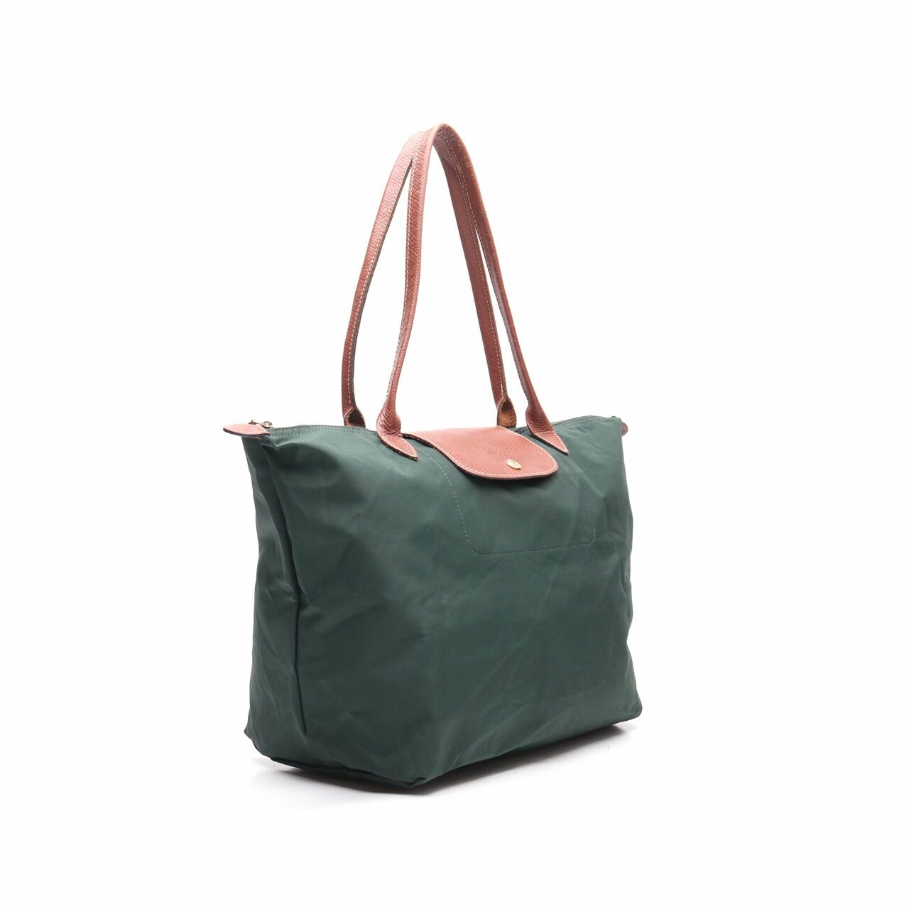 Longchamp Le Pliage Dark Green Tote Bag