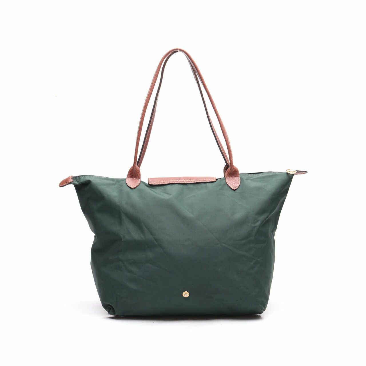 Longchamp Le Pliage Dark Green Tote Bag