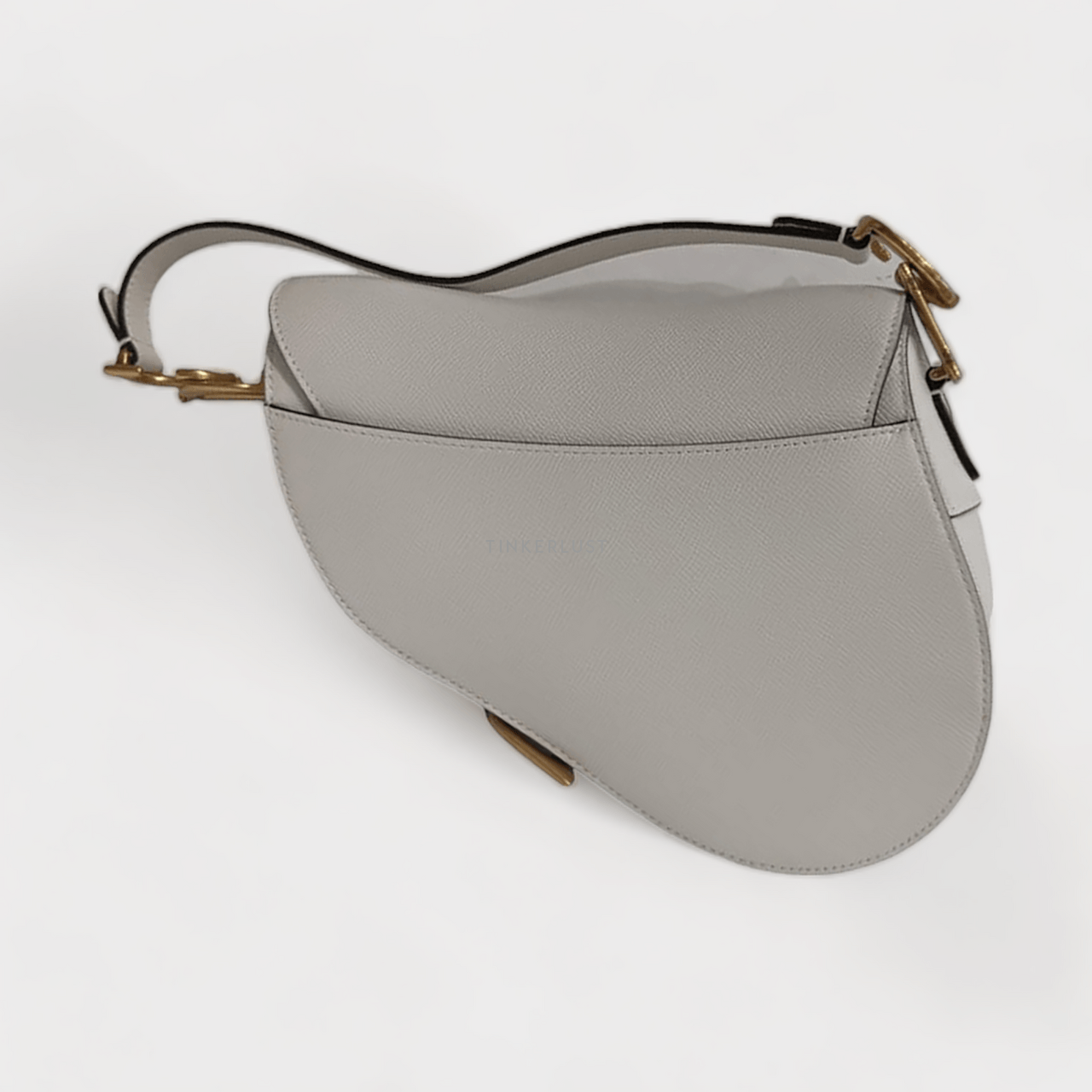 Christian Dior Saddle Medium White Shoulder Bag