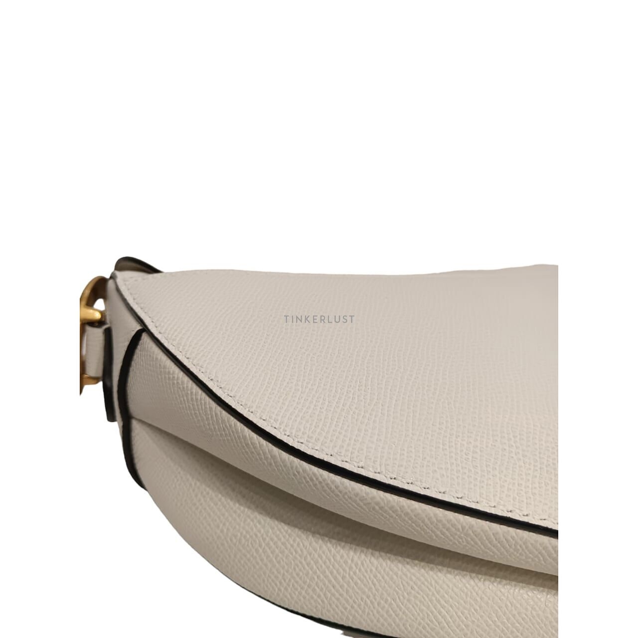 Christian Dior Saddle Medium White Shoulder Bag