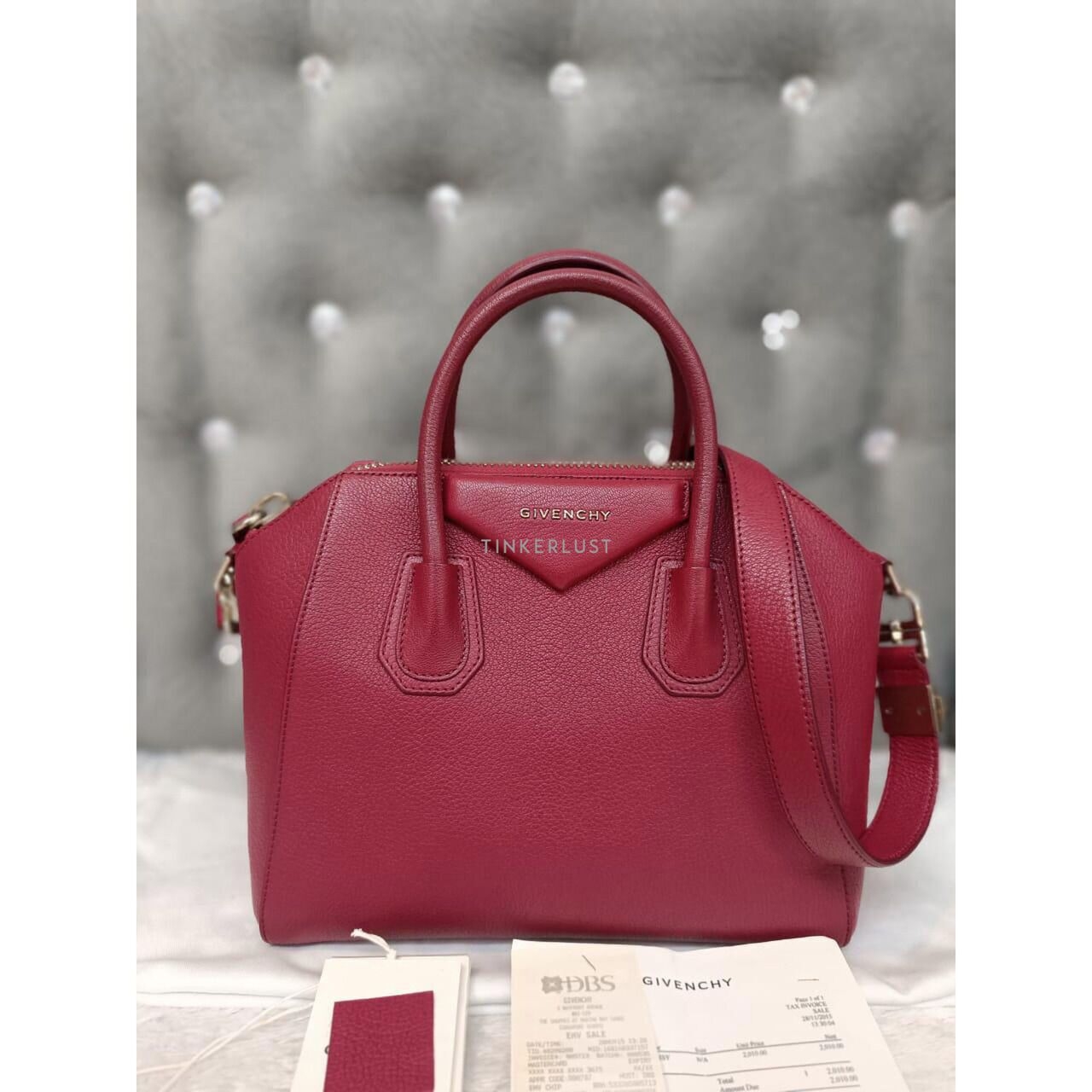 Givenchy Antigona Small Red 2015 SHW Satchel