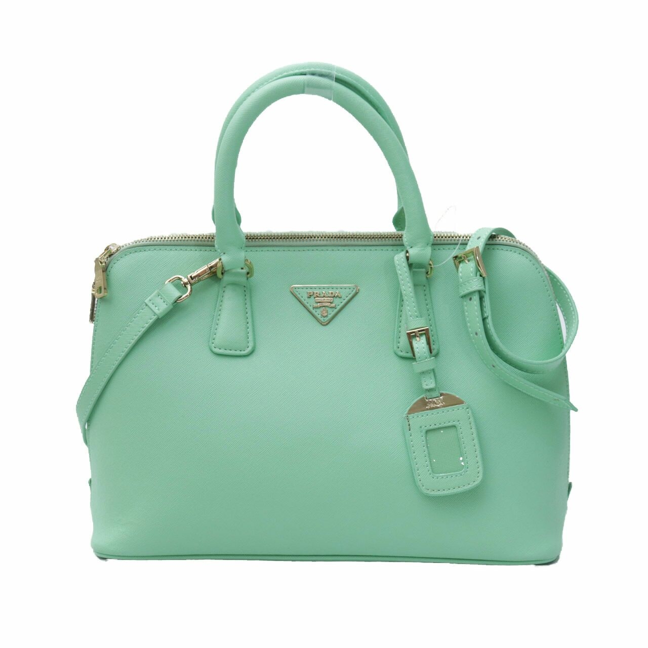 Prada Milano Alma Green Satchel Bag