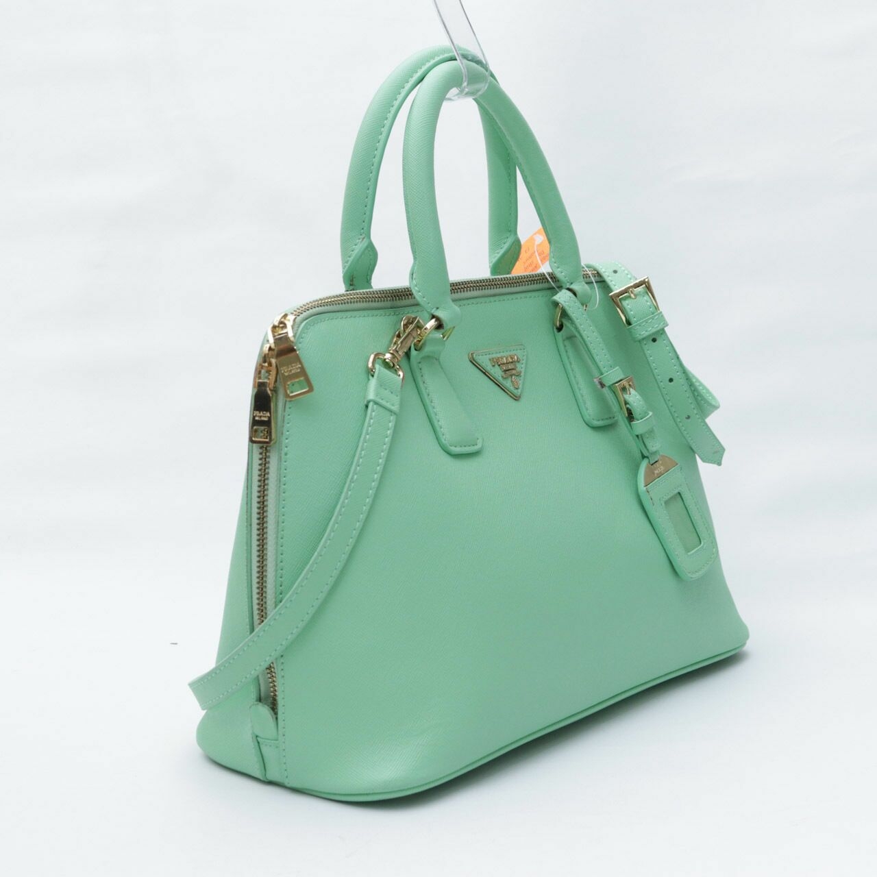 Prada Milano Alma Green Satchel Bag