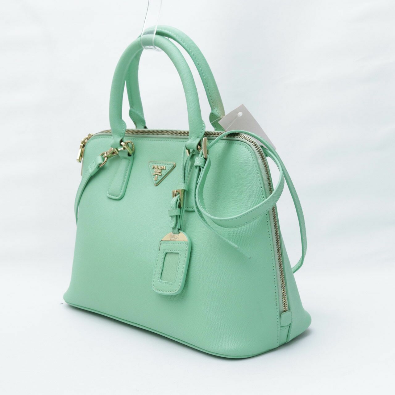 Prada Milano Alma Green Satchel Bag