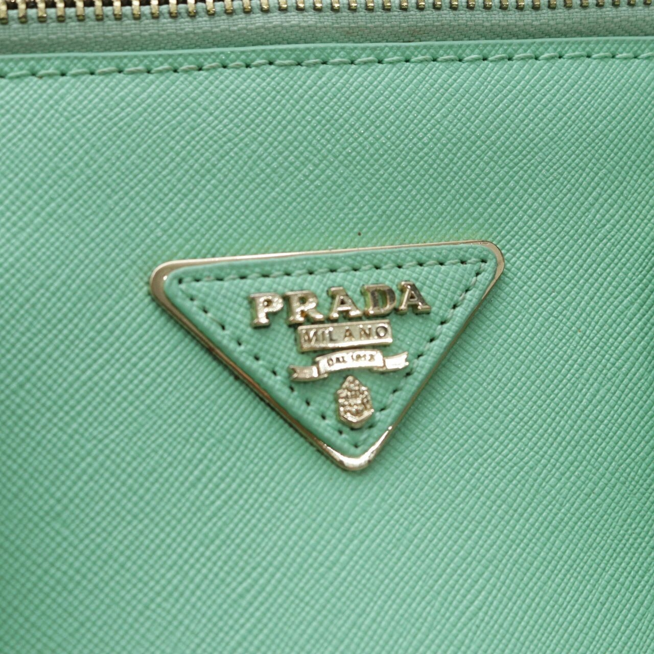 Prada Milano Alma Green Satchel Bag