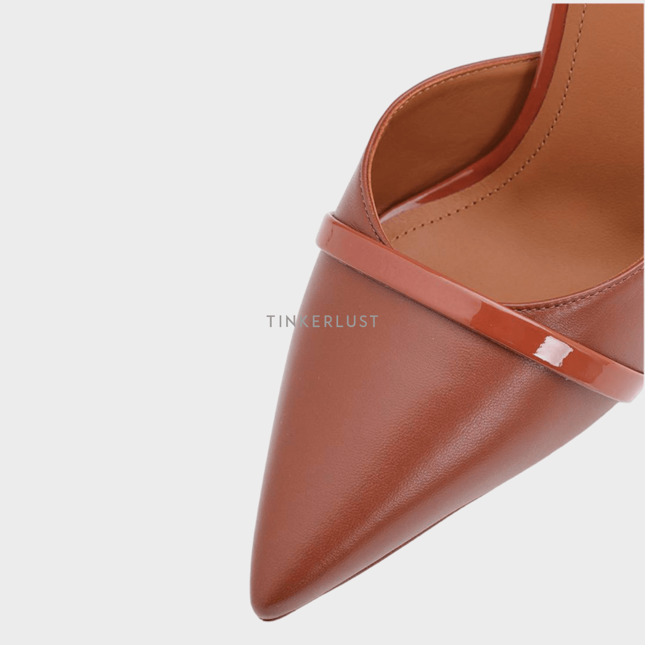 Malone Souliers Lexi Mules 90mm in Mustang/Mustang Heels	