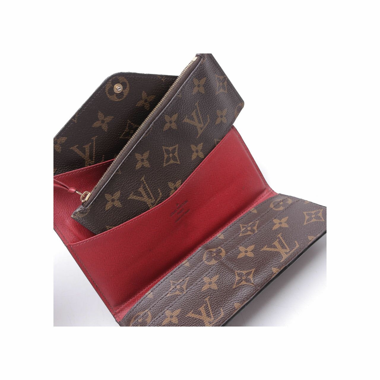 Louis Vuitton Josephine Burgundy Brown Wallet