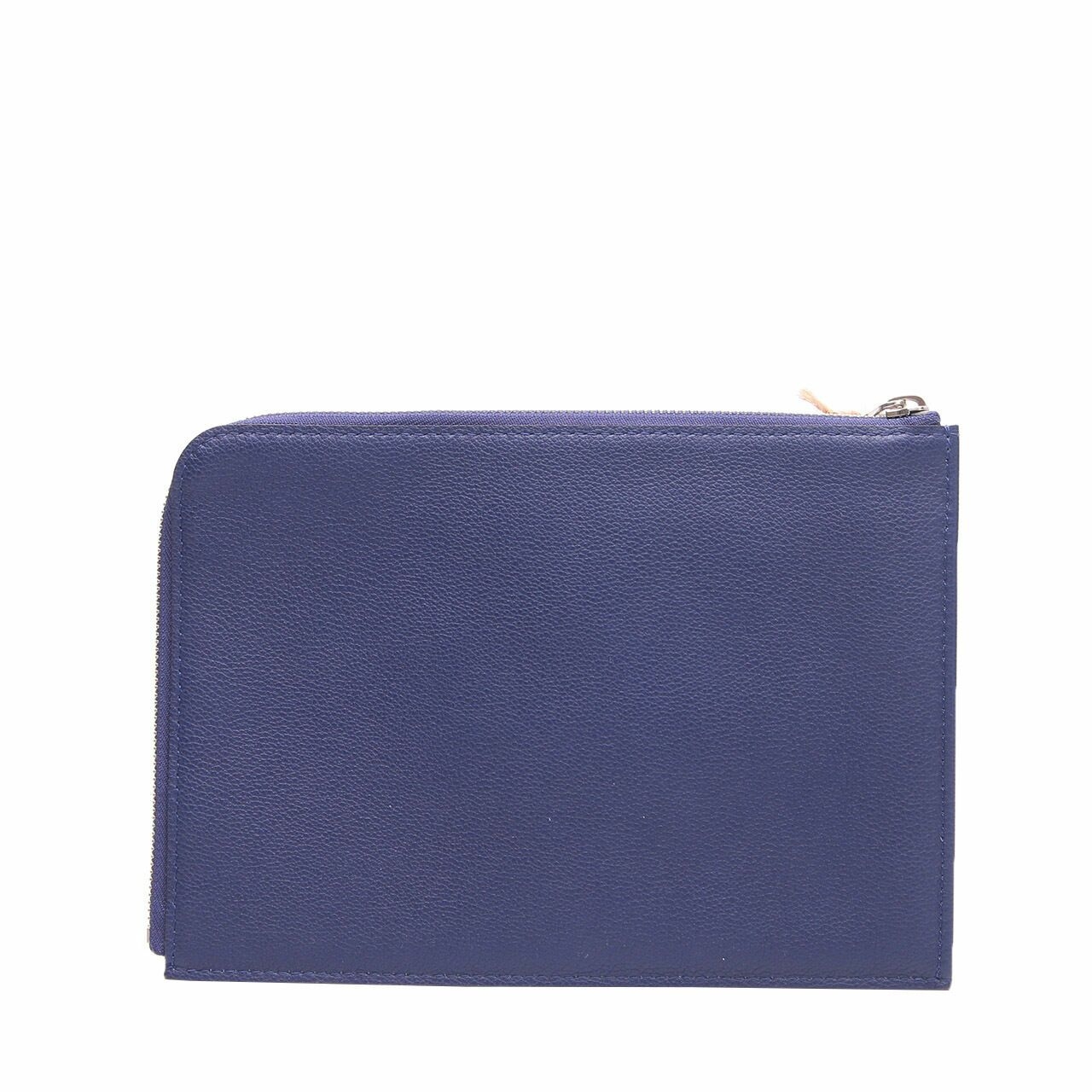 Louis Vuitton Pochette Louise MM Dark Blue Leather Pouch