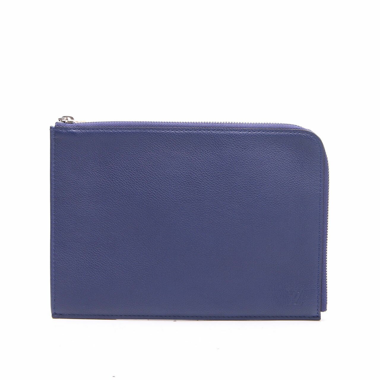 Louis Vuitton Pochette Louise MM Dark Blue Leather Pouch