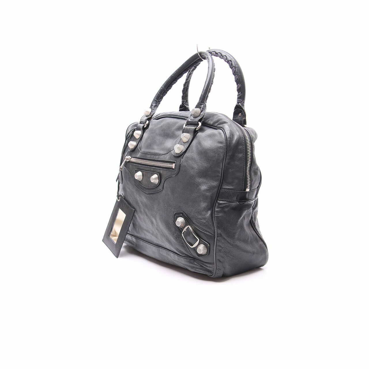 Balenciaga Black Leather Handbag