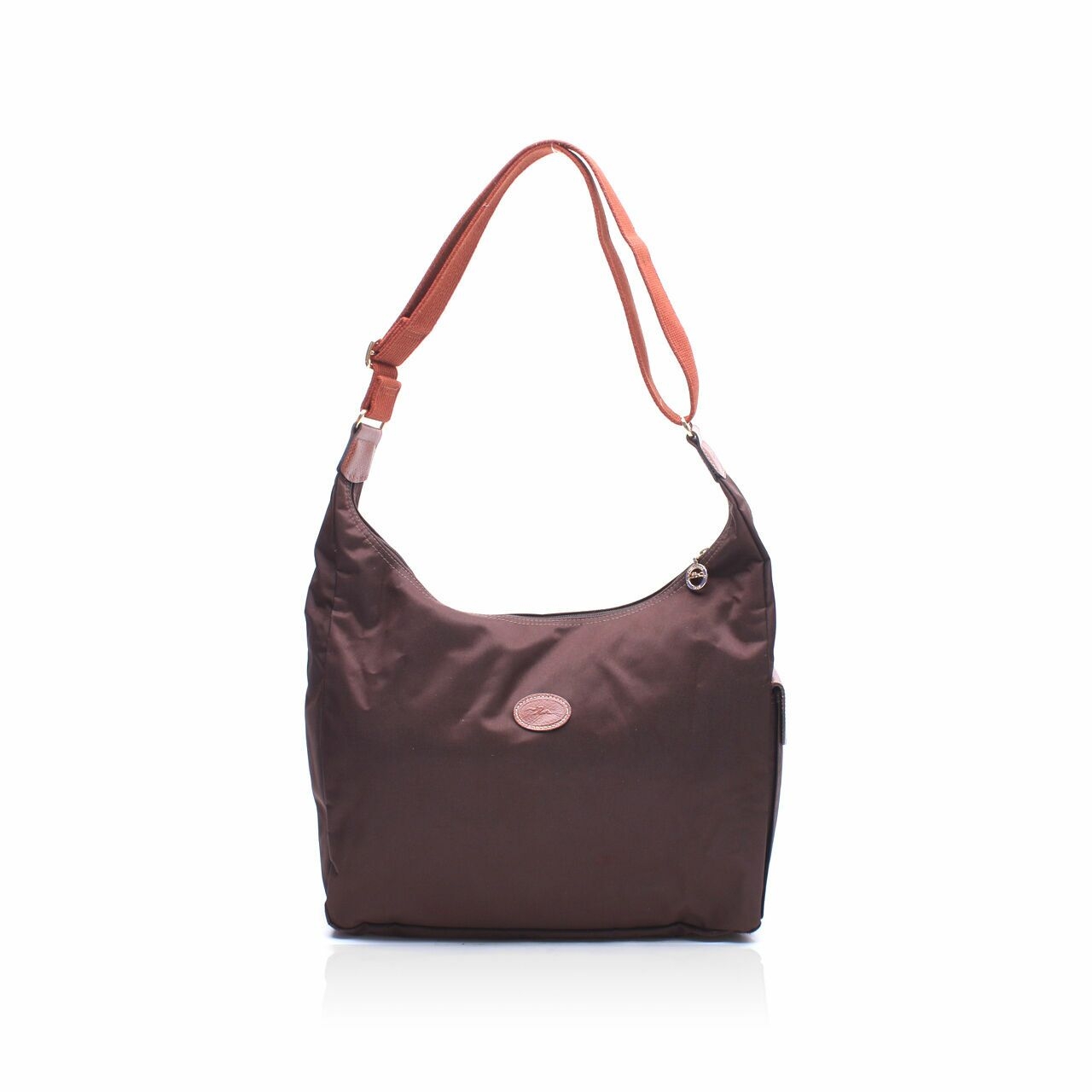 longchamp convertible brown hobo shoulder bag