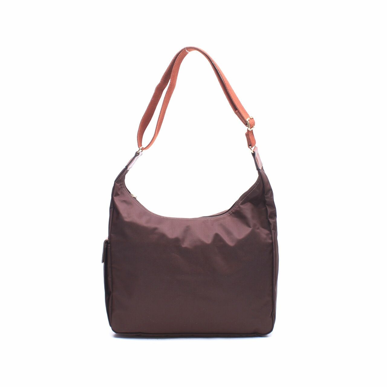 longchamp convertible brown hobo shoulder bag