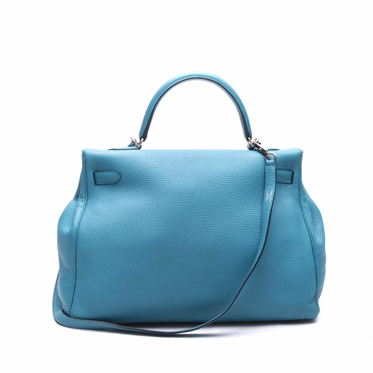 Hermes Kelly Turquoise Satchel Bag