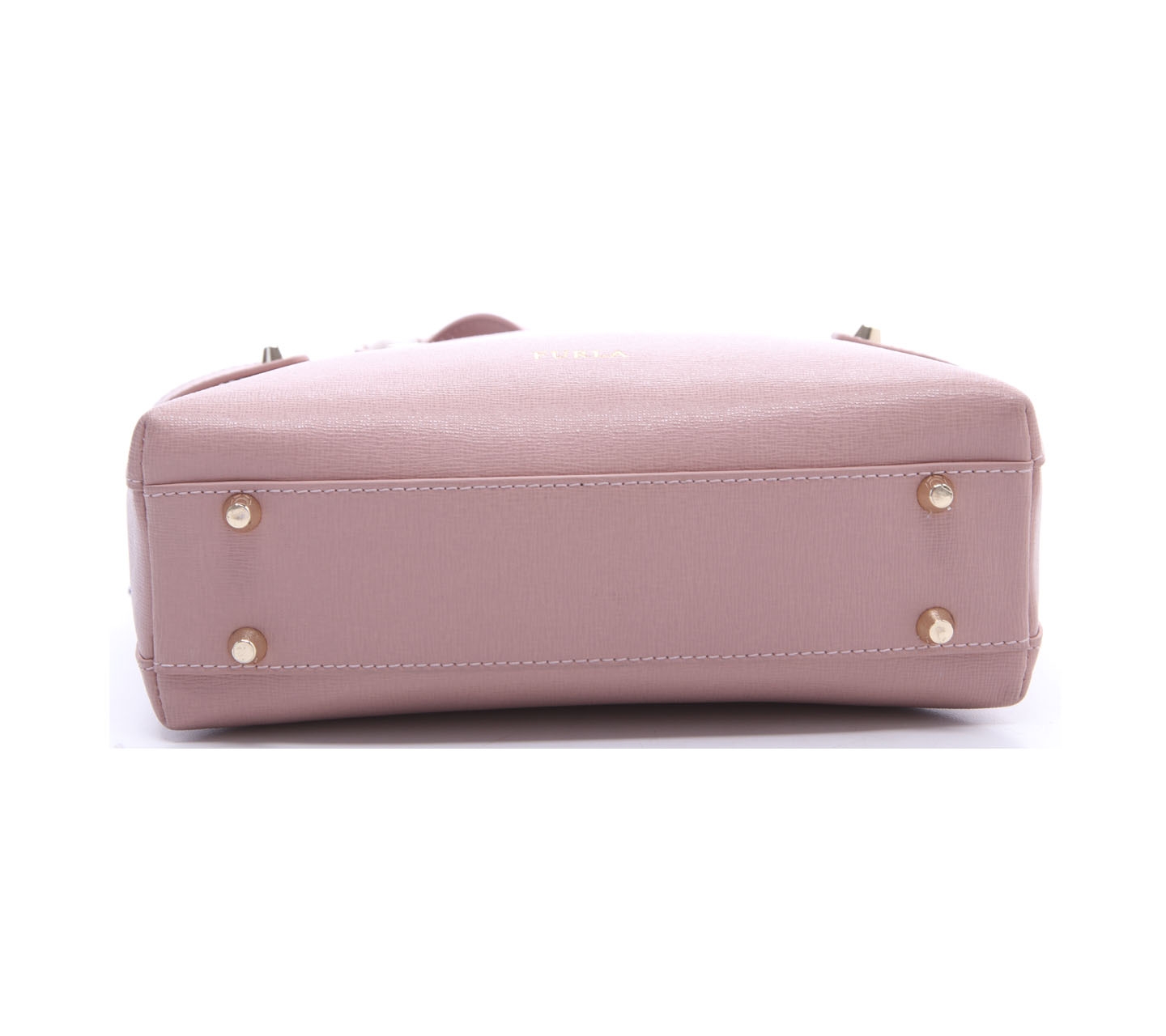 Furla Pink Leather Agata Mini Satchel