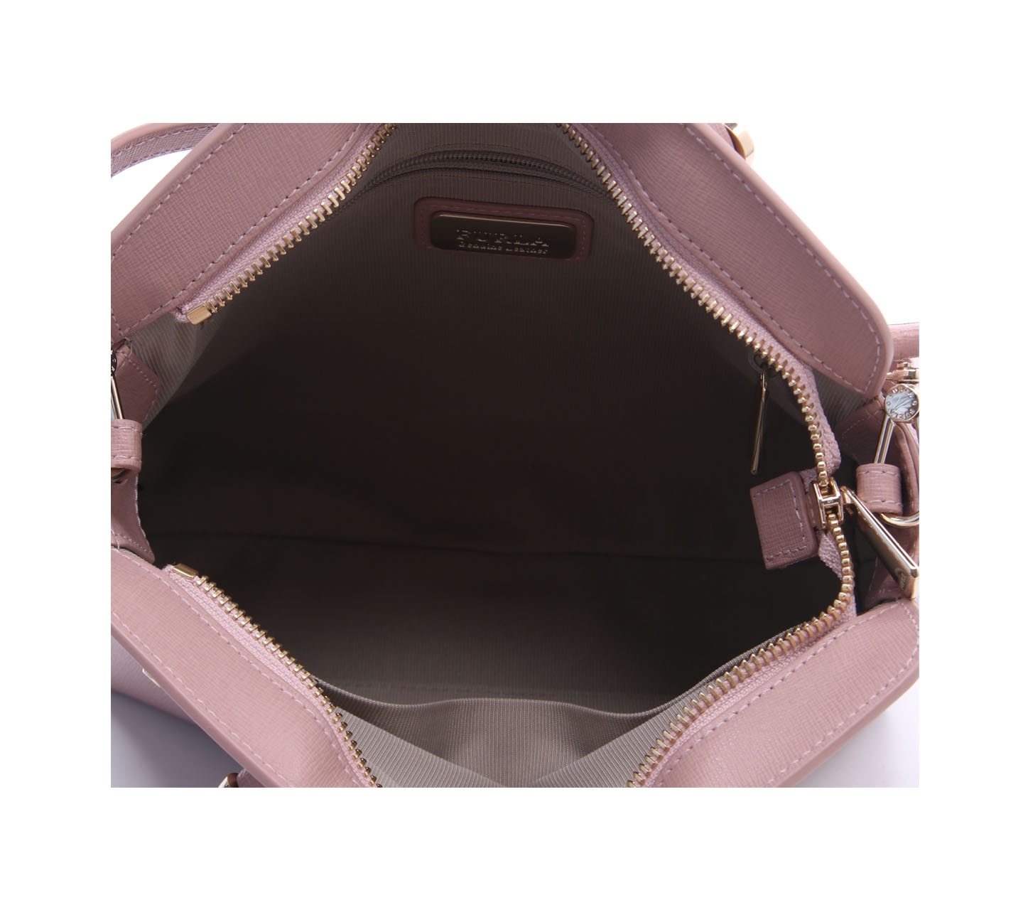 Furla Pink Leather Agata Mini Satchel