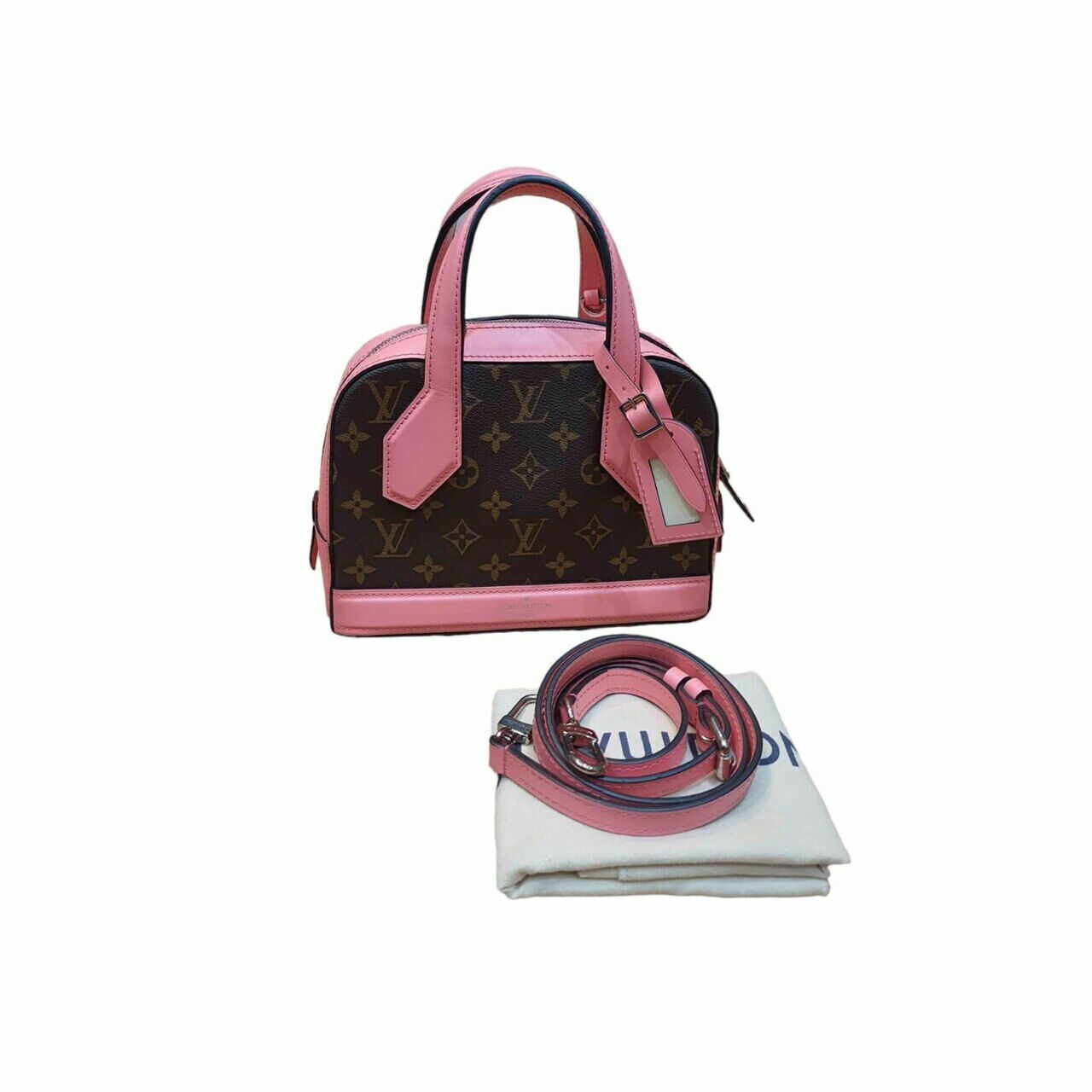 Louis Vuitton Monogram Mini Dora Rose Satchel