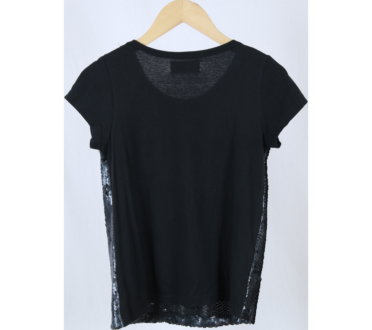 (X)SML Black Sequins T-Shirt