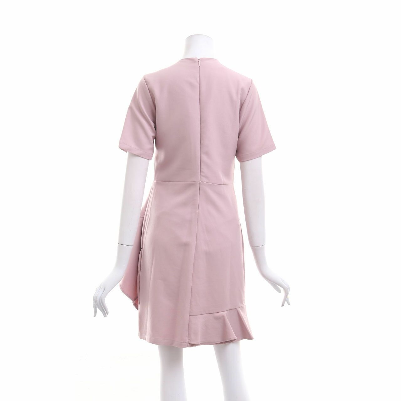 The Editor's Market Pink Ruffle Mini Dress