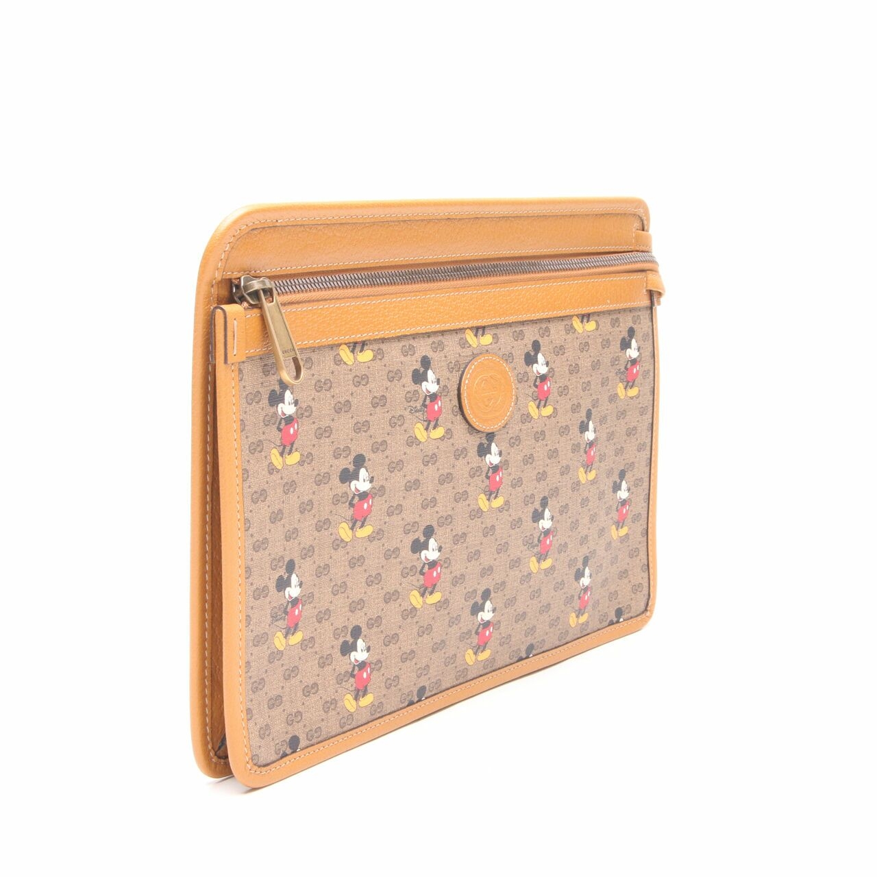 Gucci x Mickey Mouse Pouch Clutch Bag