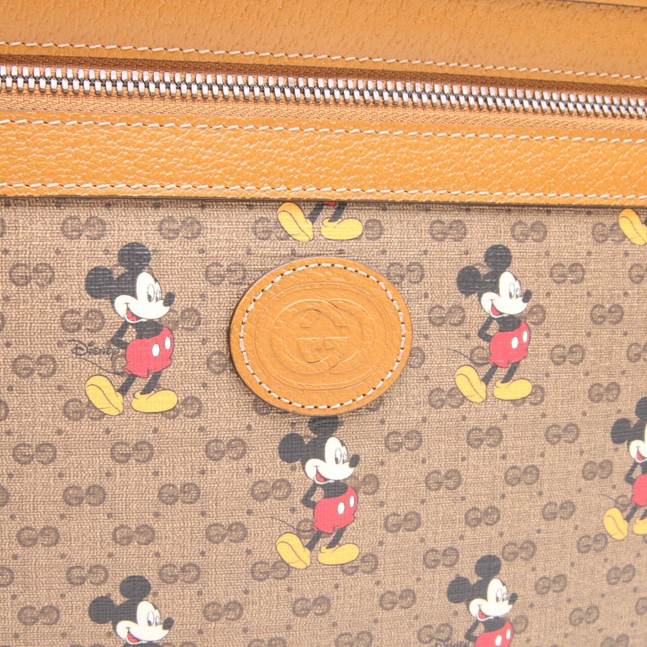 Gucci x Mickey Mouse Pouch Clutch Bag