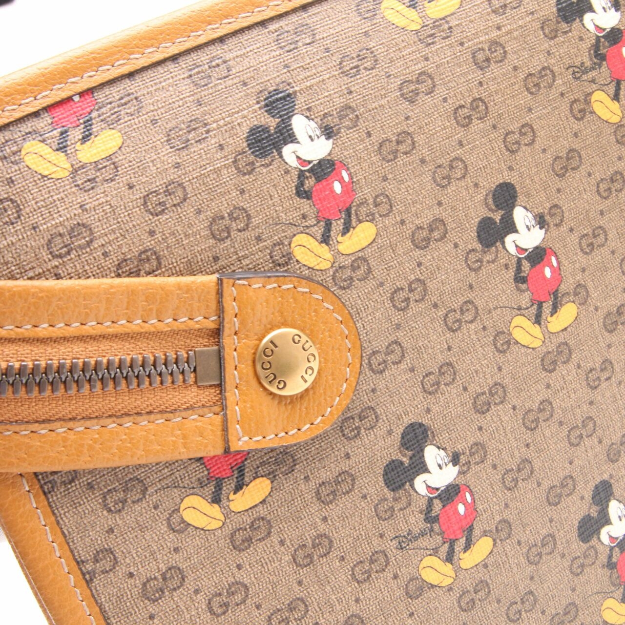 Gucci x Mickey Mouse Pouch Clutch Bag