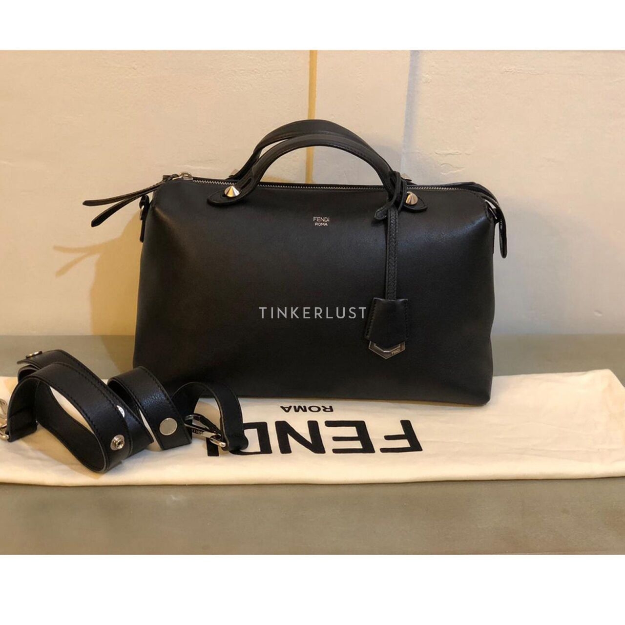 Fendi By The Way Grande Black Satchel