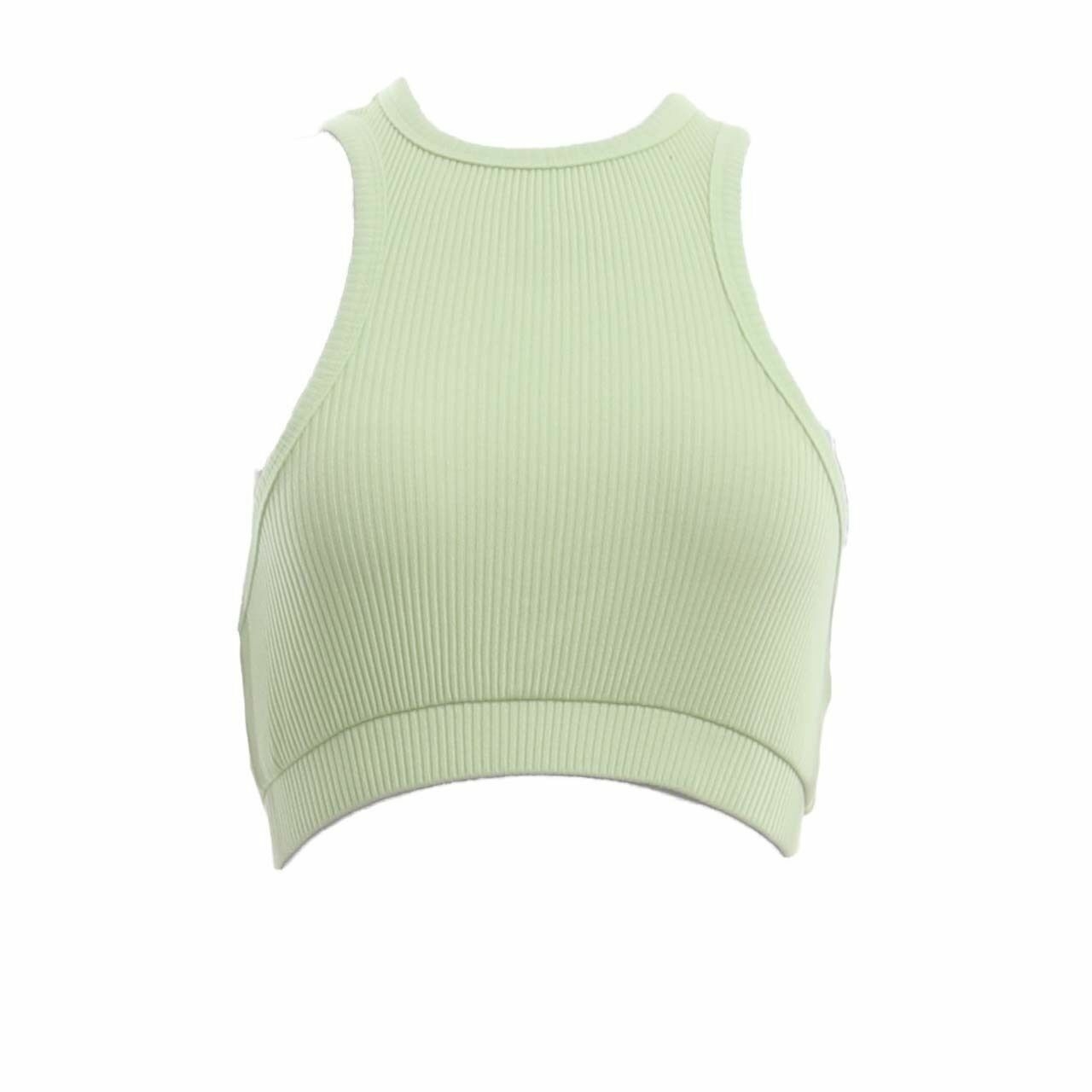 Zara Green Crop Sleeveless