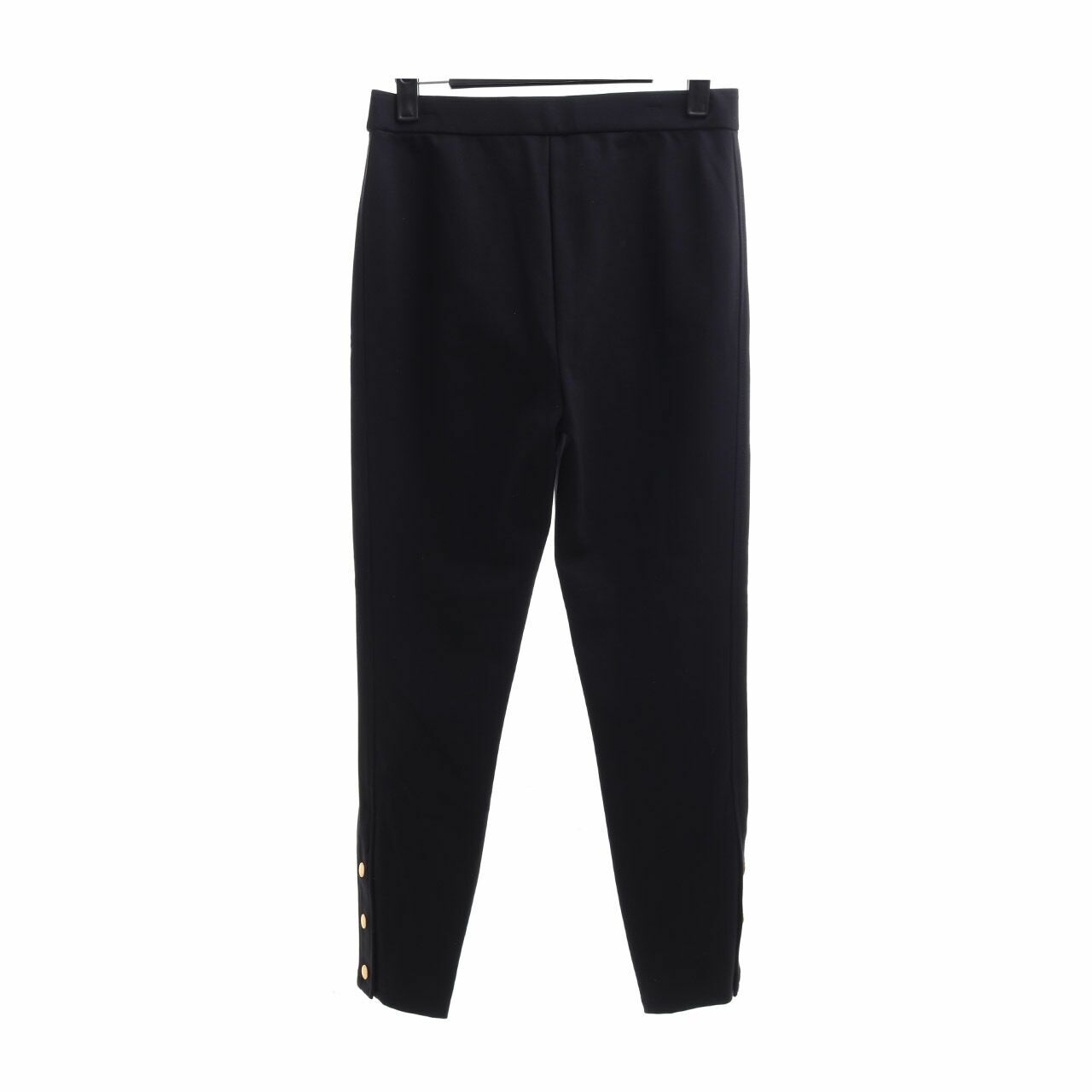 Tory Burch Alexis Snap Hem Legging In Black Trousers