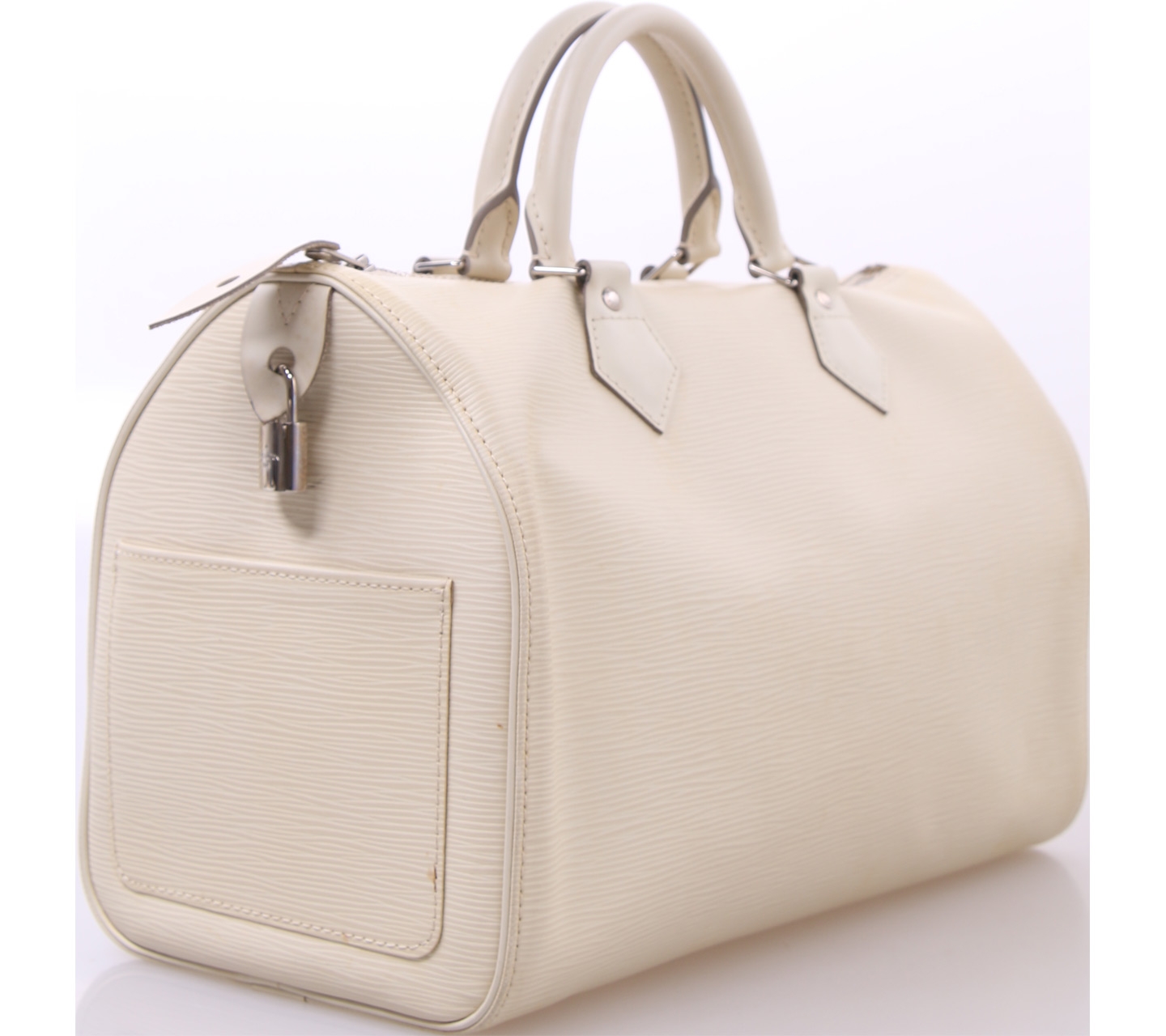 Louis Vuitton Cream Epi Speedy Handbag