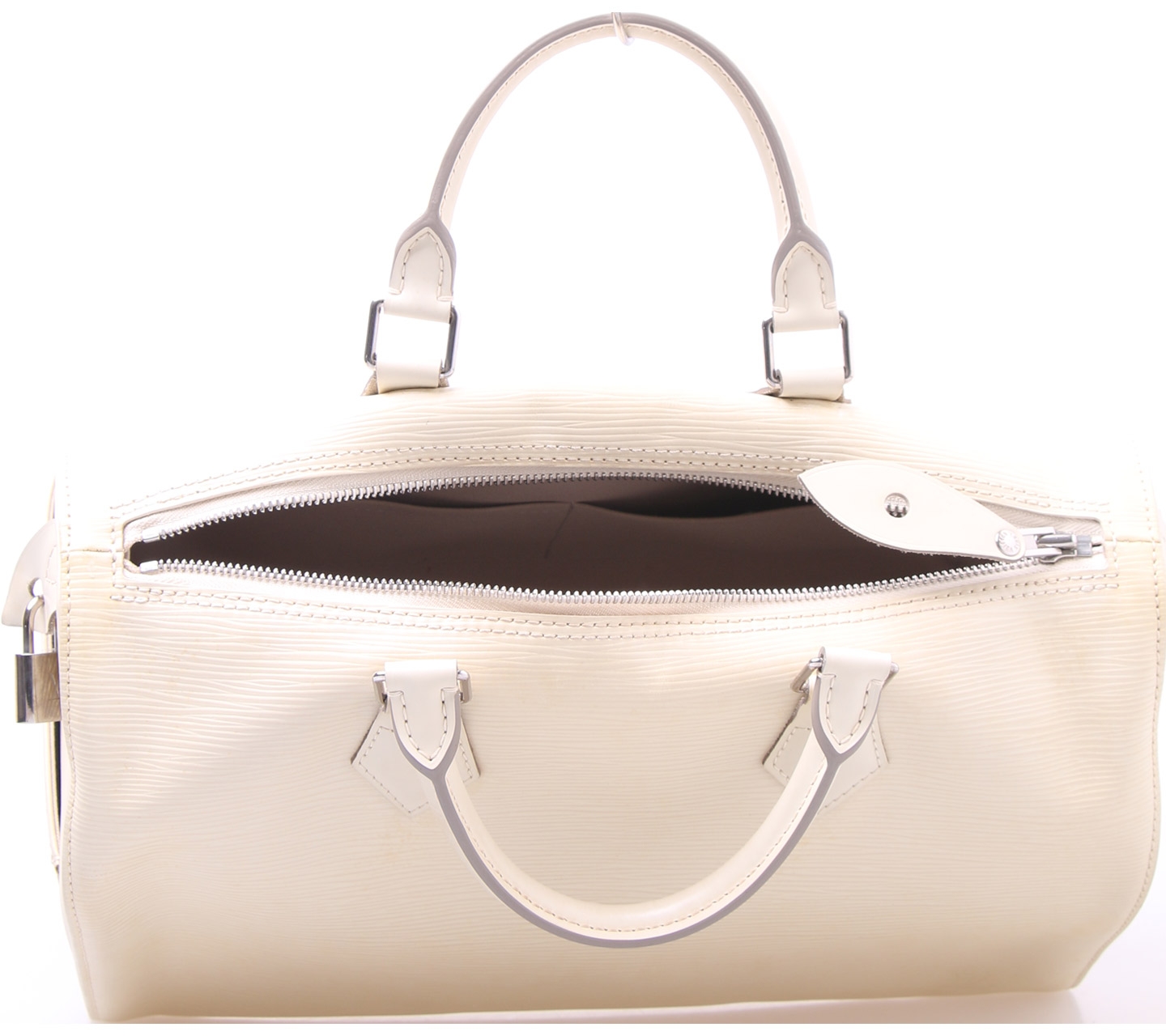 Louis Vuitton Cream Epi Speedy Handbag