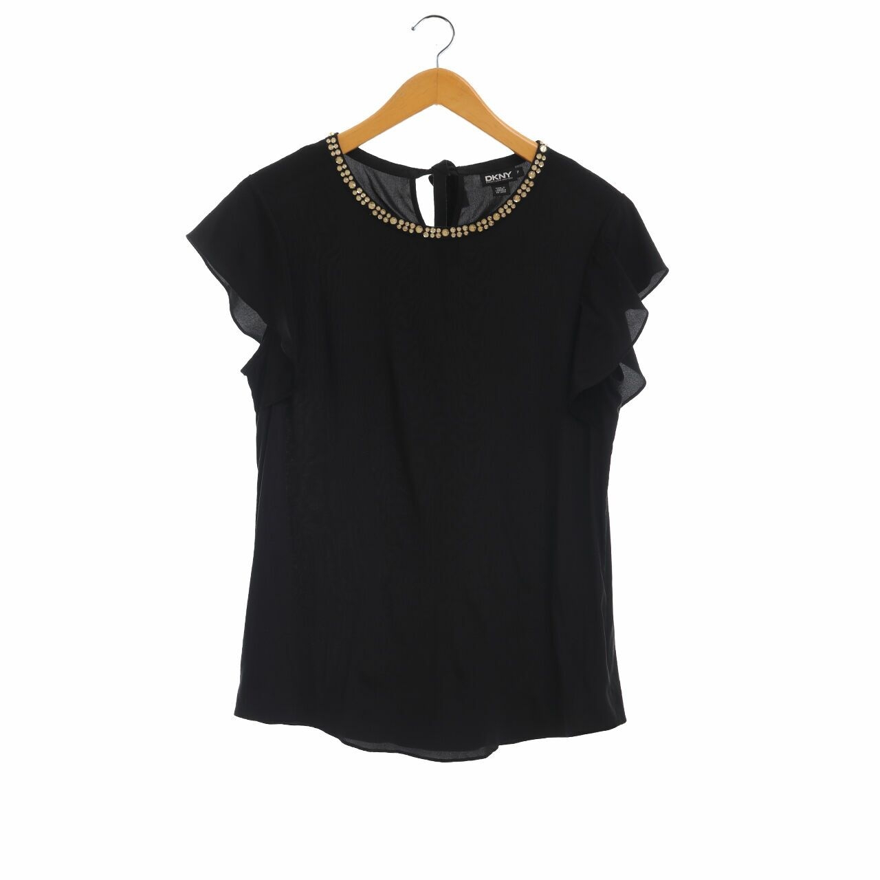 DKNY Black Blouse