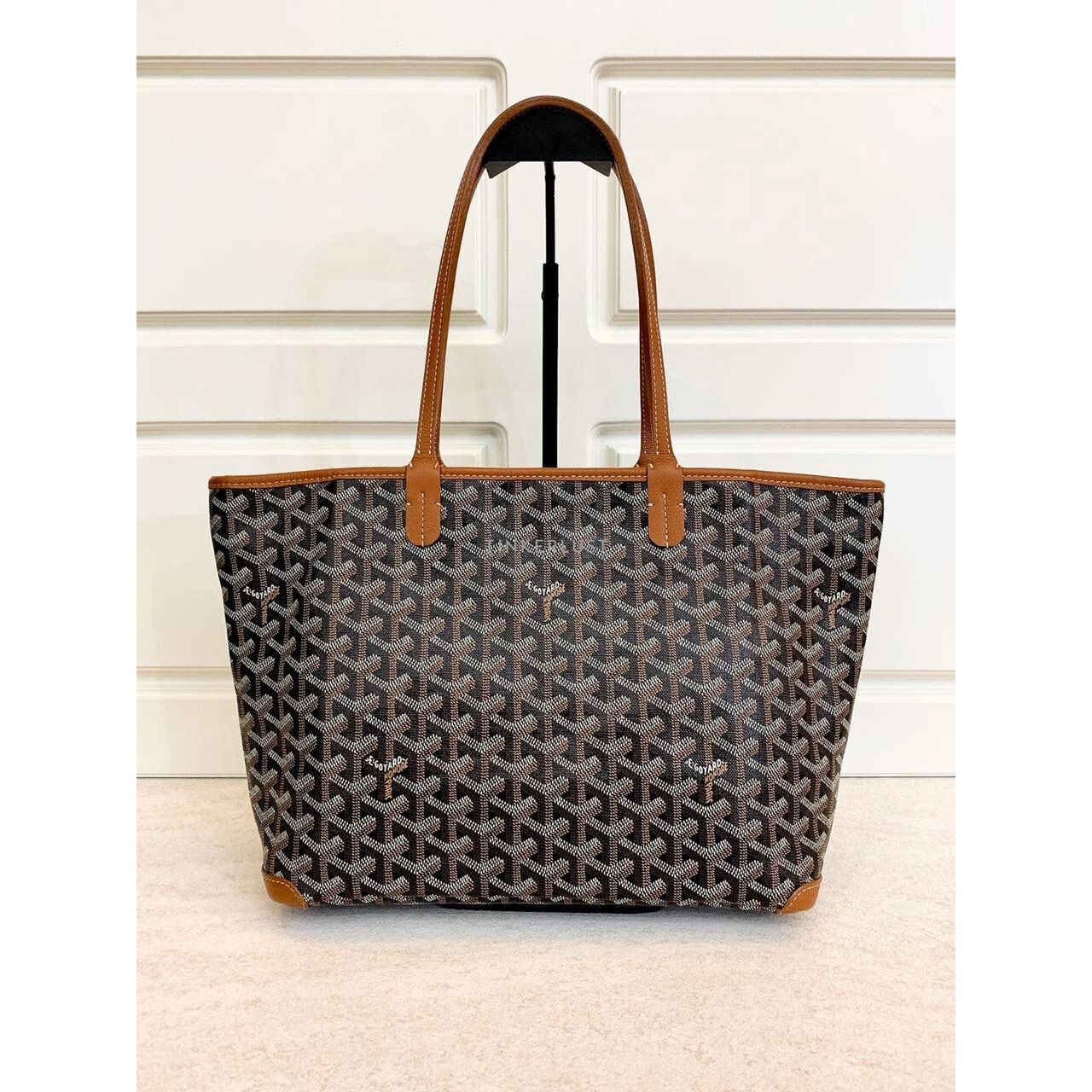 Goyard Artois PM Black Tan 2022 Tote Bag