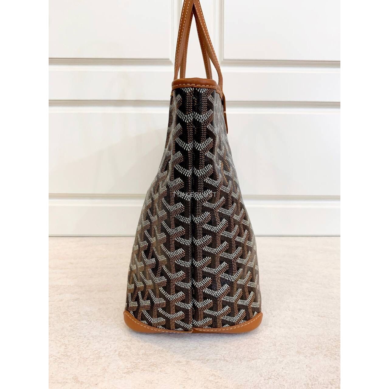 Goyard Artois PM Black Tan 2022 Tote Bag