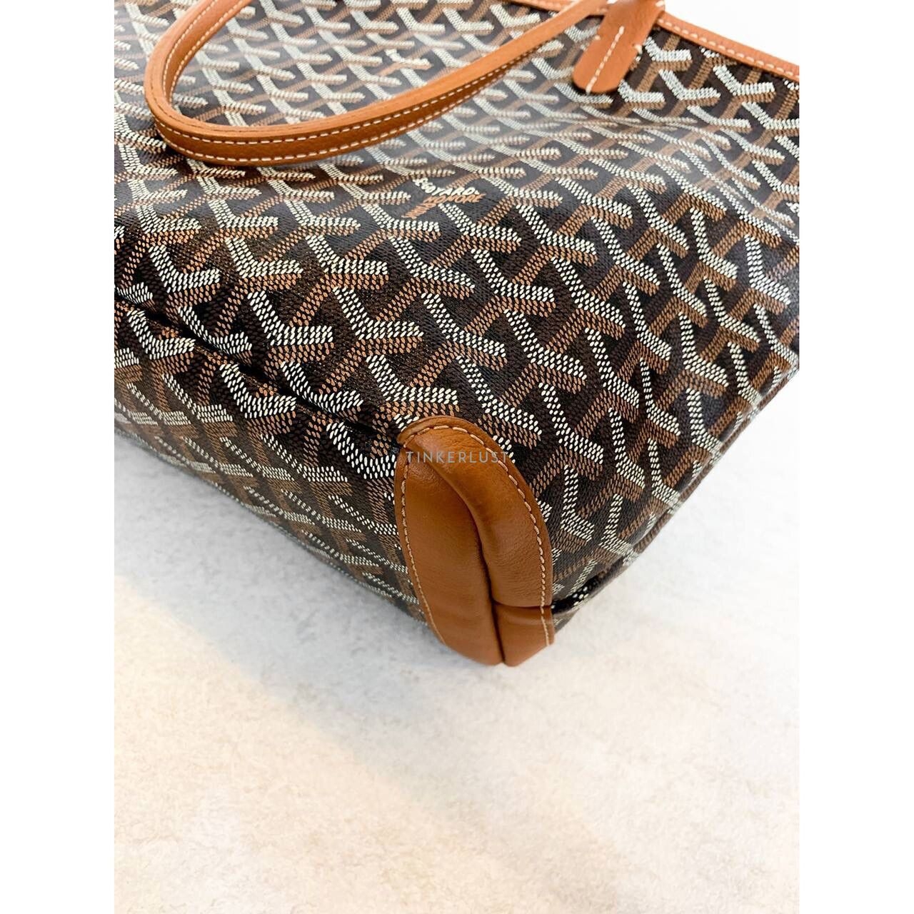 Goyard Artois PM Black Tan 2022 Tote Bag