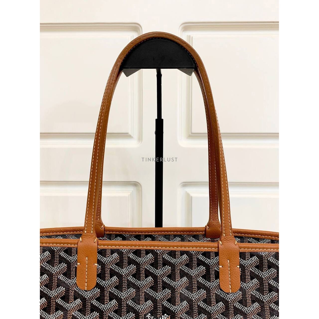 Goyard Artois PM Black Tan 2022 Tote Bag