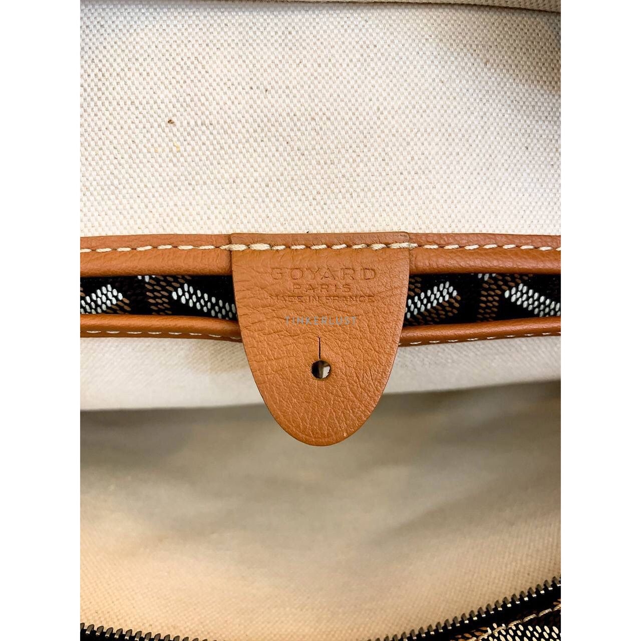 Goyard Artois PM Black Tan 2022 Tote Bag