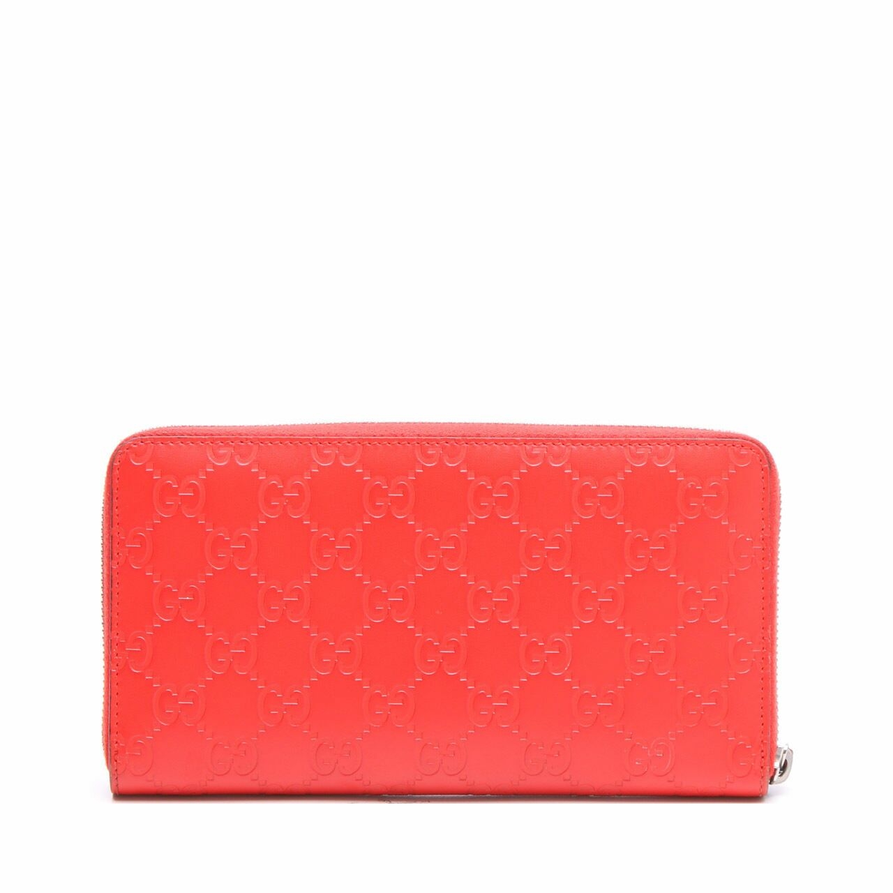 Gucci Guccissima Leather Red Travel Wallet