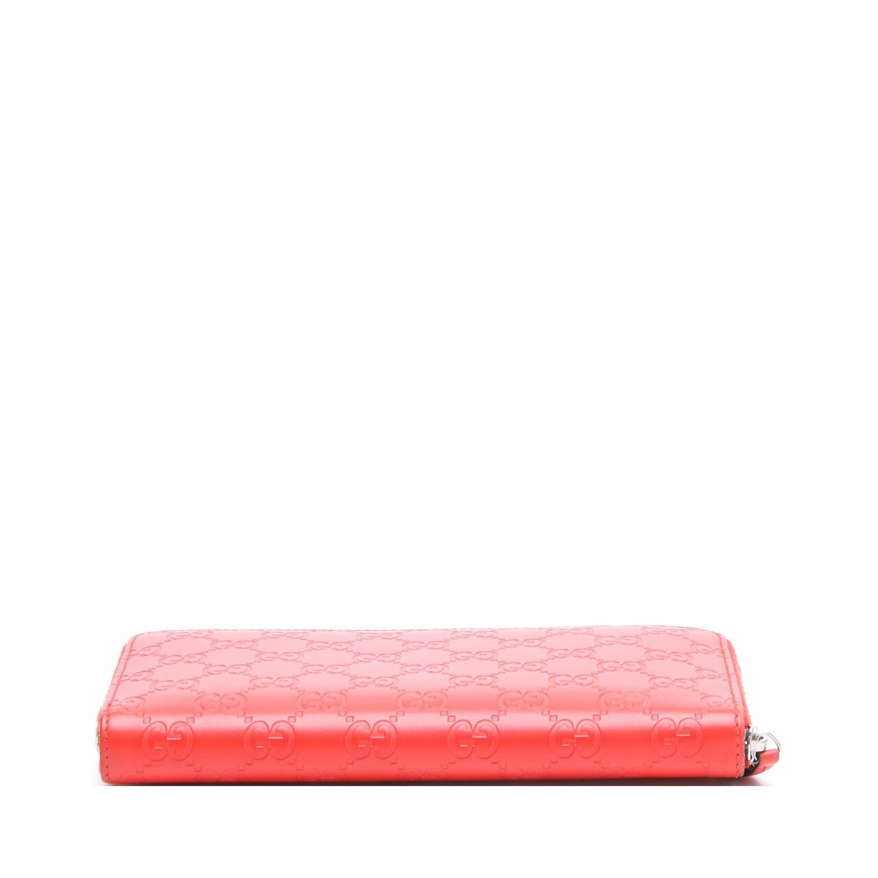 Gucci Guccissima Leather Red Travel Wallet