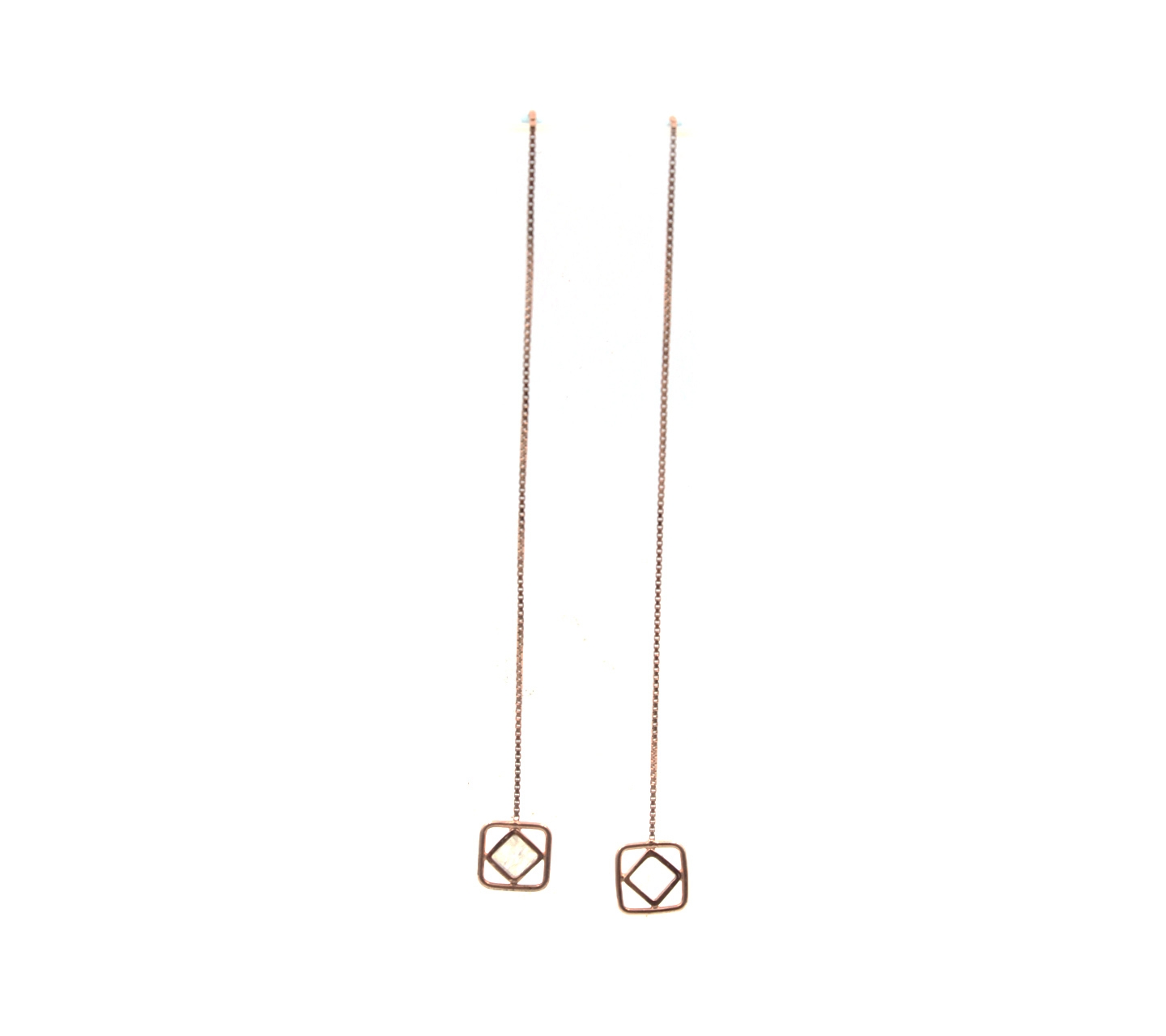 Verso Jewellery Rose Gold Luna Earring Jewelry