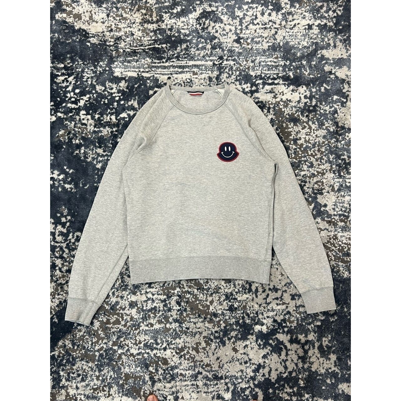 Moncler Smiley Light Grey Sweater