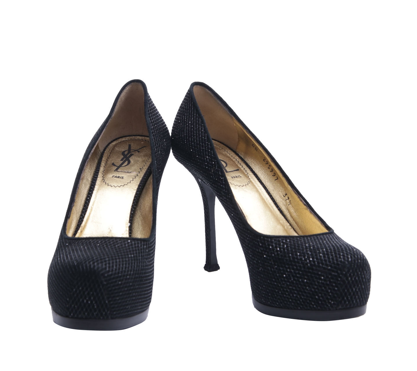 Yves Saint Laurent Black Pump Heels