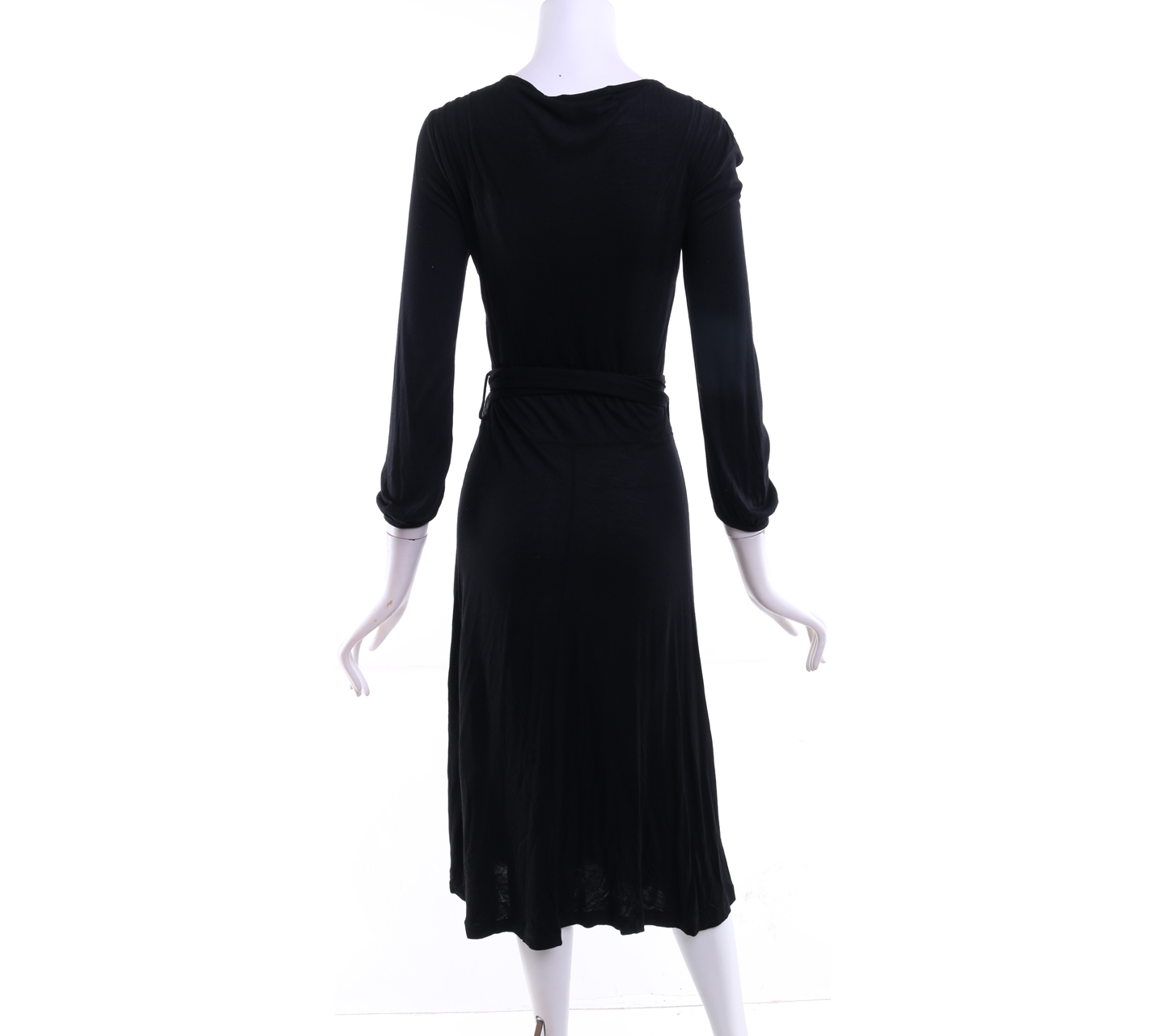 Mango Black Midi Dress