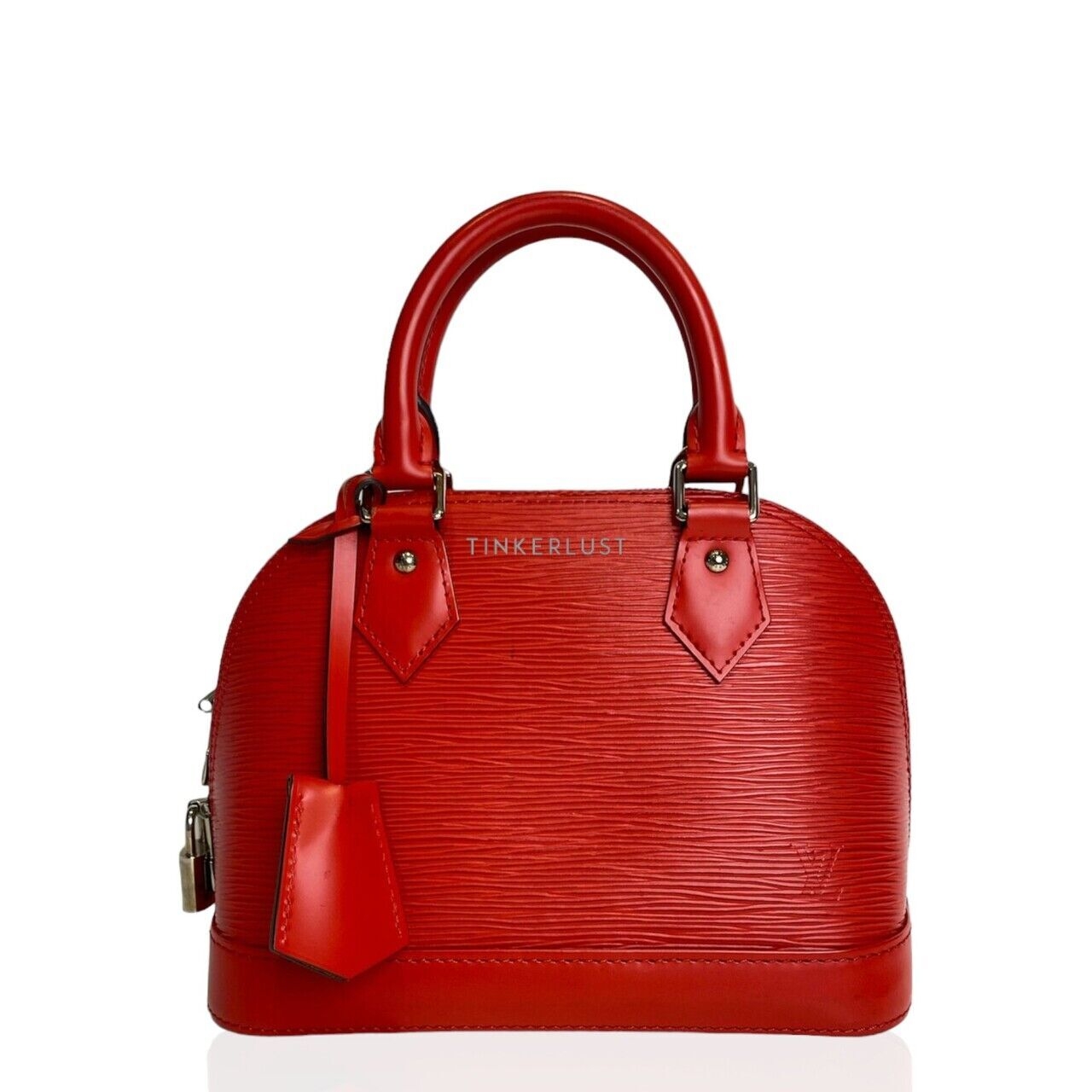 Louis Vuitton BB Alma Epi Leather In Red SHW Satchel Bag