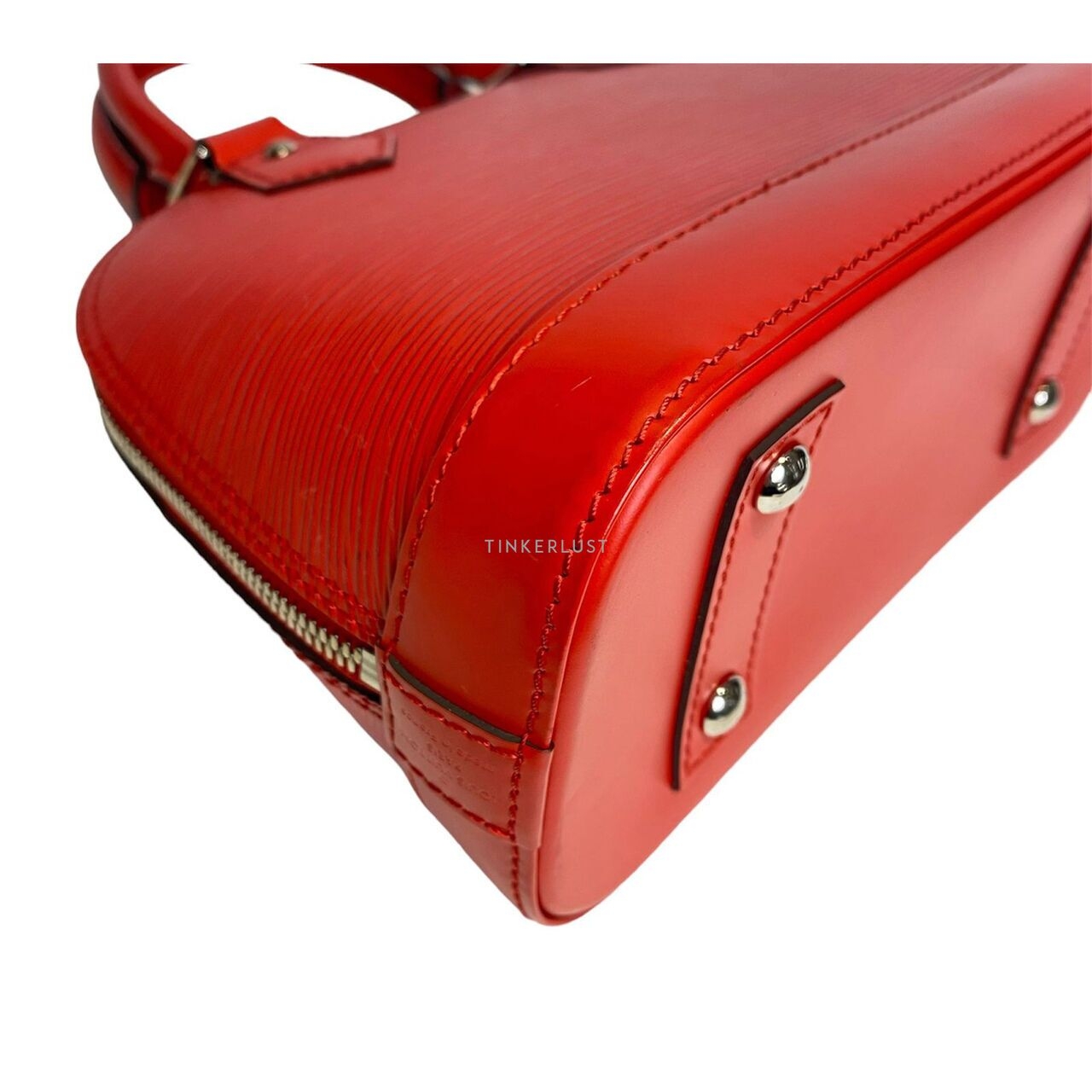 Louis Vuitton BB Alma Epi Leather In Red SHW Satchel Bag