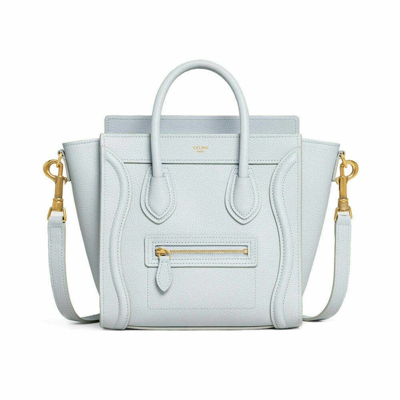 Celine Nano Luggage Pearl Grained